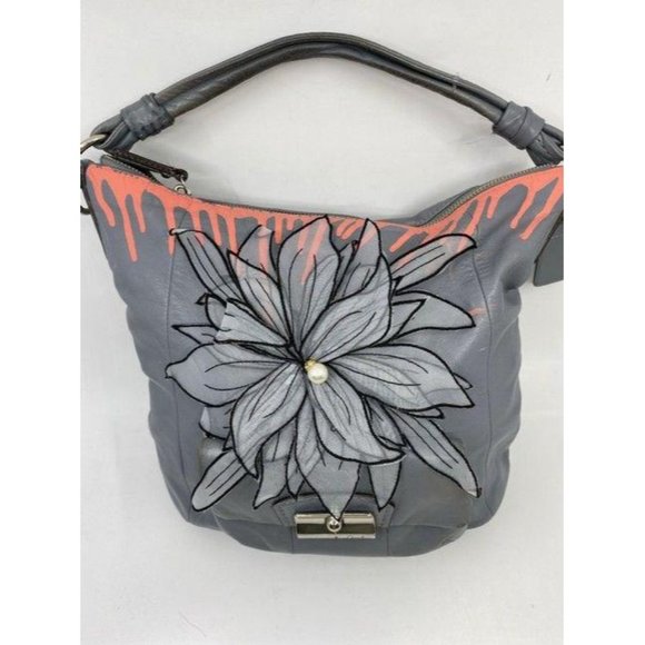 coach w hand customized by me street art gray cora - Picture 5 of 11